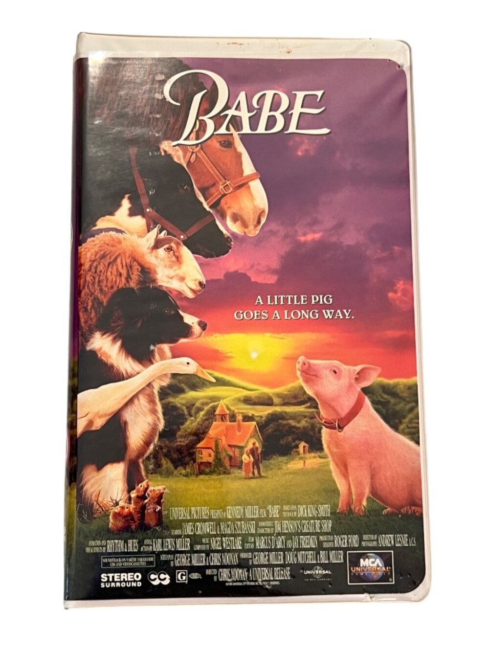 Babe 1995 VHS Family James Cromwell Magda Szubanski Pre-Owned
